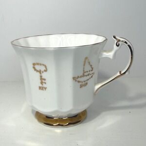 Taylor Kent Cup of Fortune Red Rose Tea English Bone China Collectible Cup